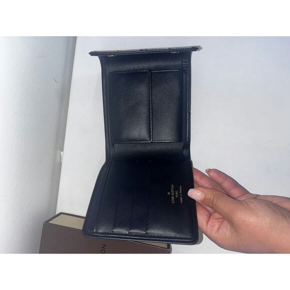 Louis Vuitton Monogram Compact Wallet in Navy - Picture 3 of 7